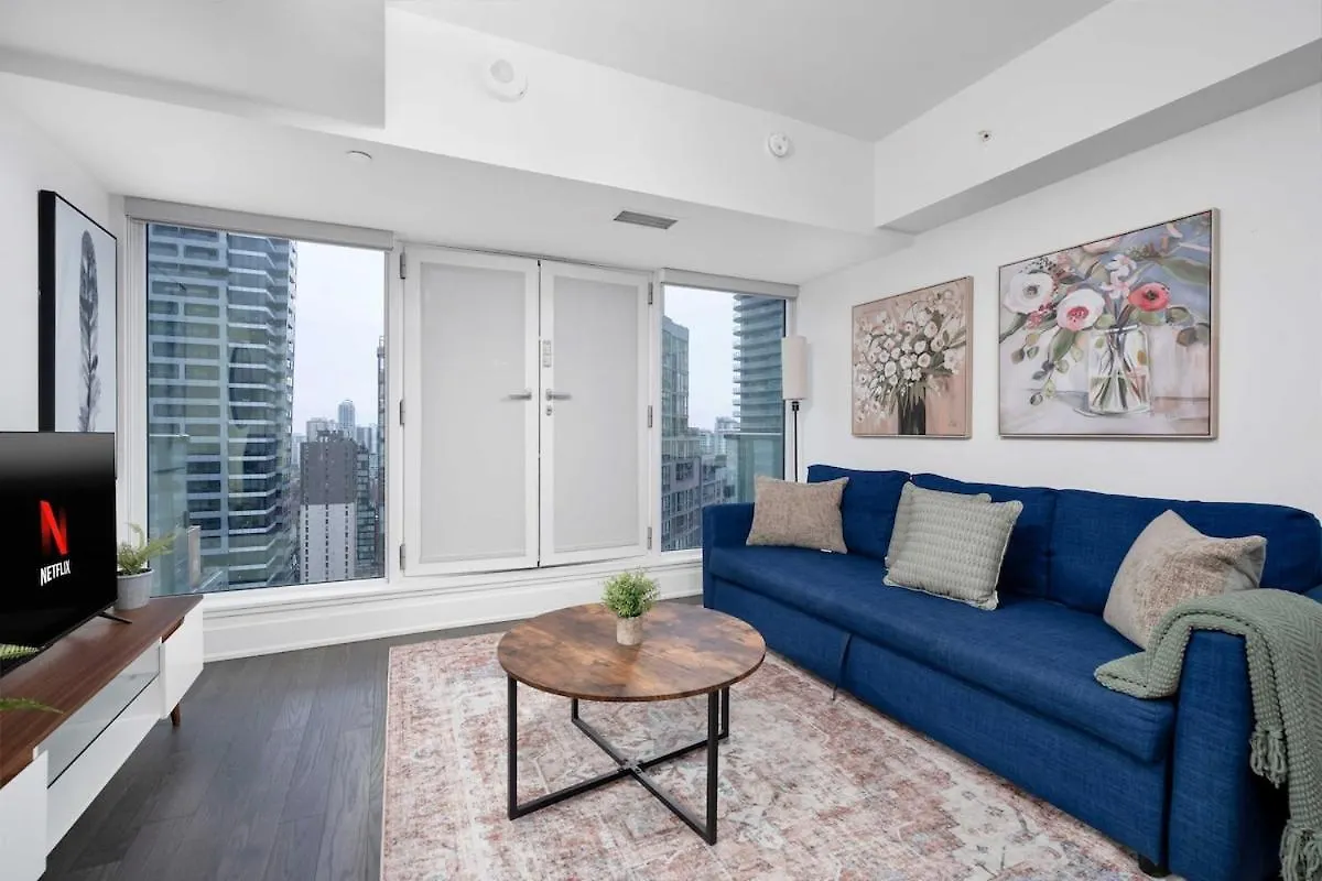 Pleasant 1Br Sofa Bed Close To Uoft Toronto 0*,